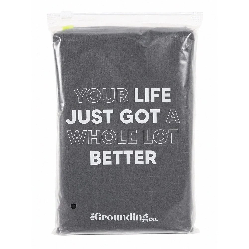 The Grounding Co. Gray Queen Pillowcase New in Package PC-GRY-5075